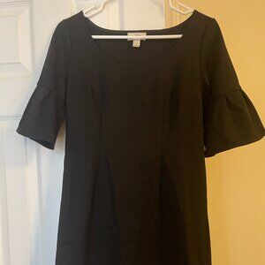 Black Loft Shift with bell sleeves